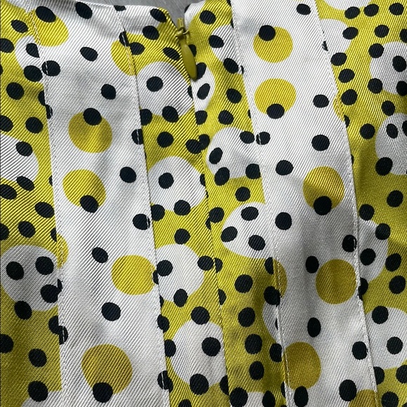 Boden Polka Dot Midi Dress - Green and White - Picture 7 of 7